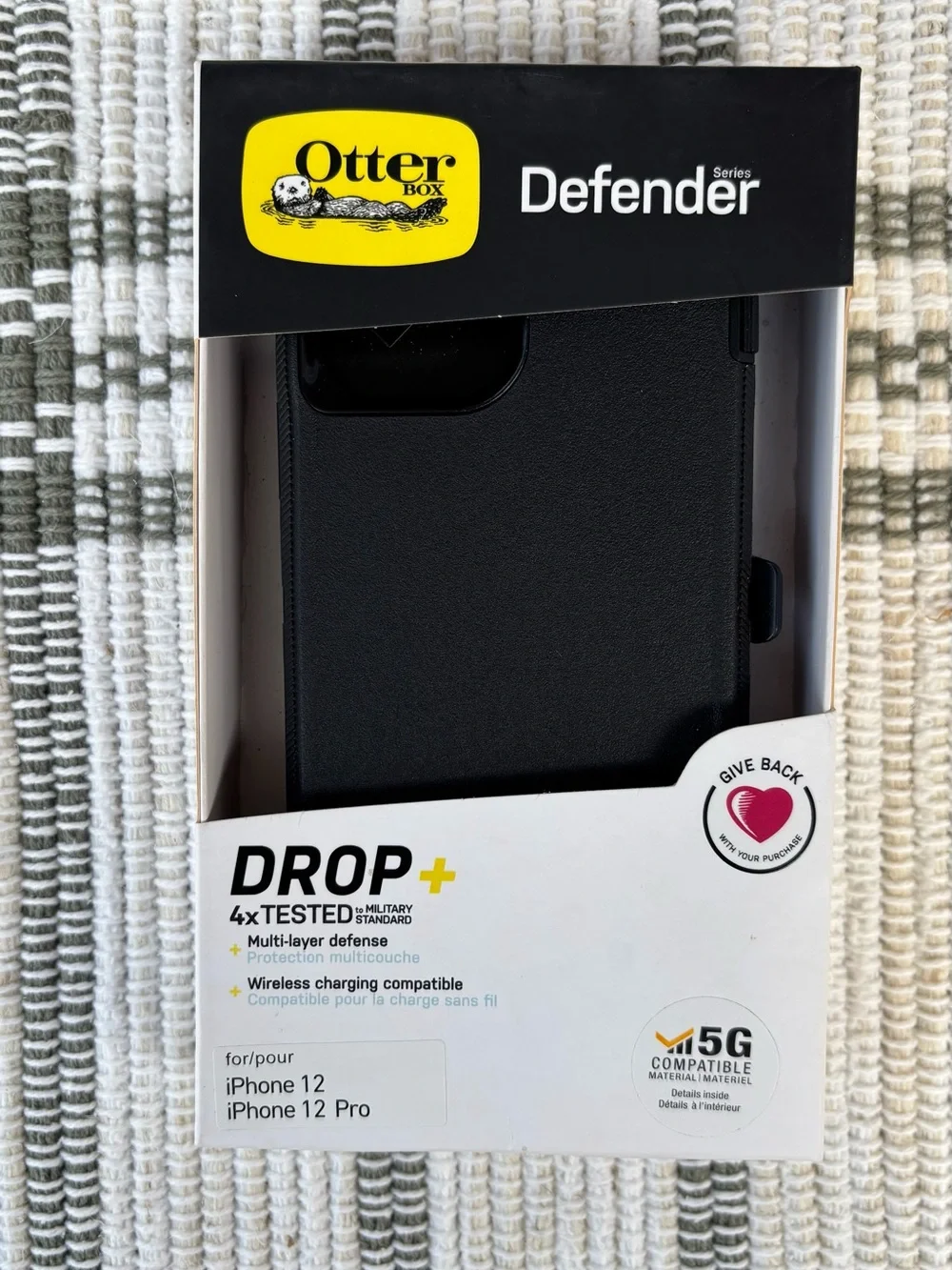 Heavy Duty Black Rugged 12/12 Pro Case.